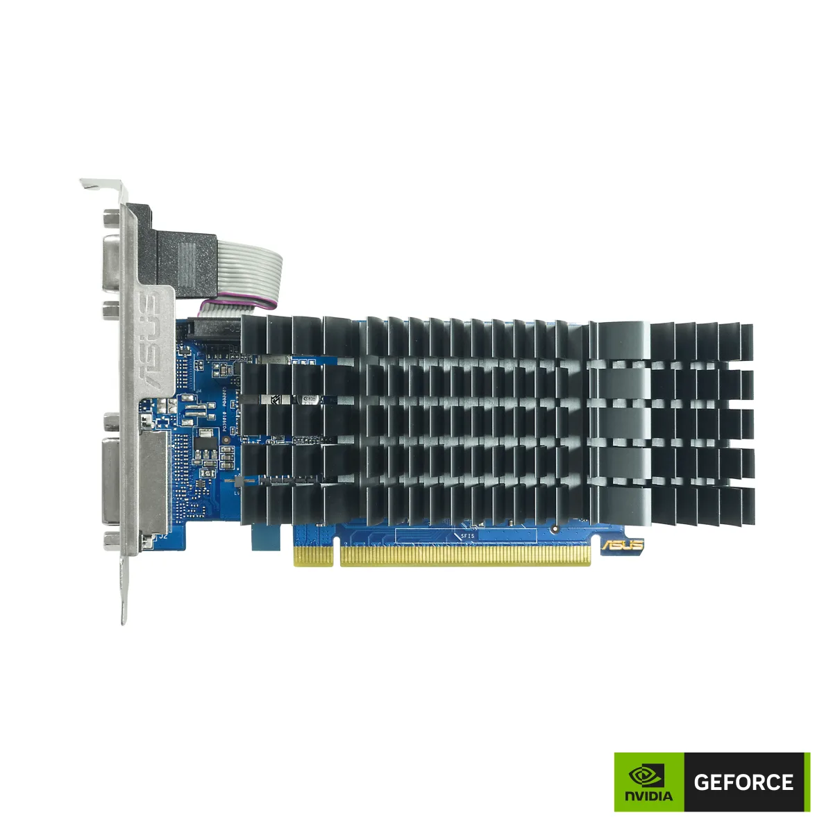 ASUS GeForce GT 710 EVO - Graphics card - GF GT 710 - 2 GB DDR3 - PCIe 2.0 low profile - DVI, HDMI, D-Sub - fanless