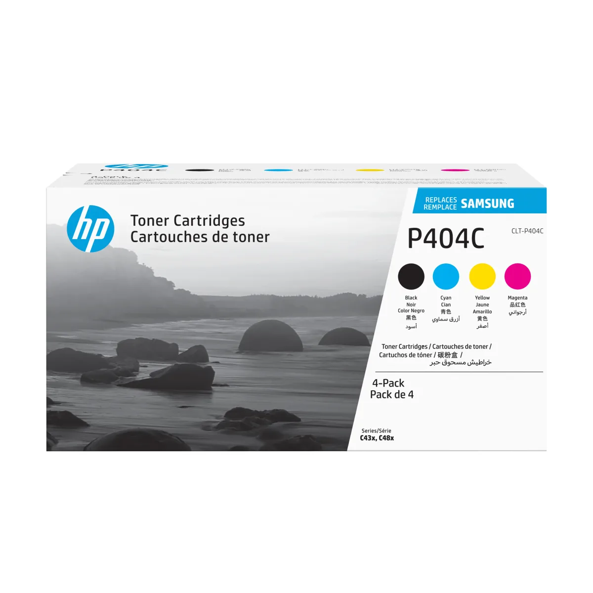 HP CLT-P404C - 4-pack - black, yellow, cyan, magenta - original - toner cartridge (SU365A)