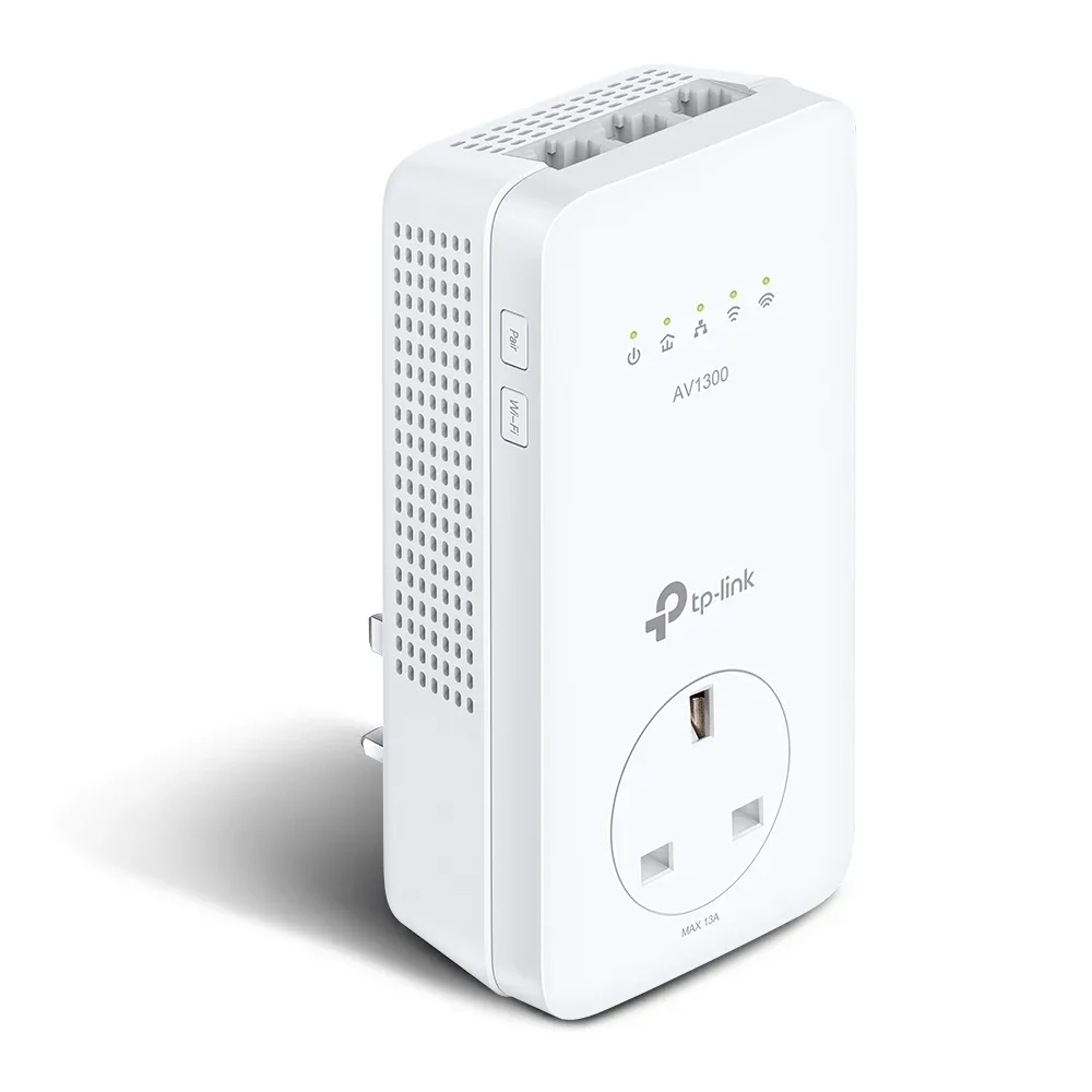 TP-Link TL-WPA8631P V4 - Powerline adapter 1GbE, HomePlug AV (HPAV), HomePlug AV (HPAV) 2.0, IEEE 1901 - Wi-Fi 5 - Dual Band - wall-pluggable