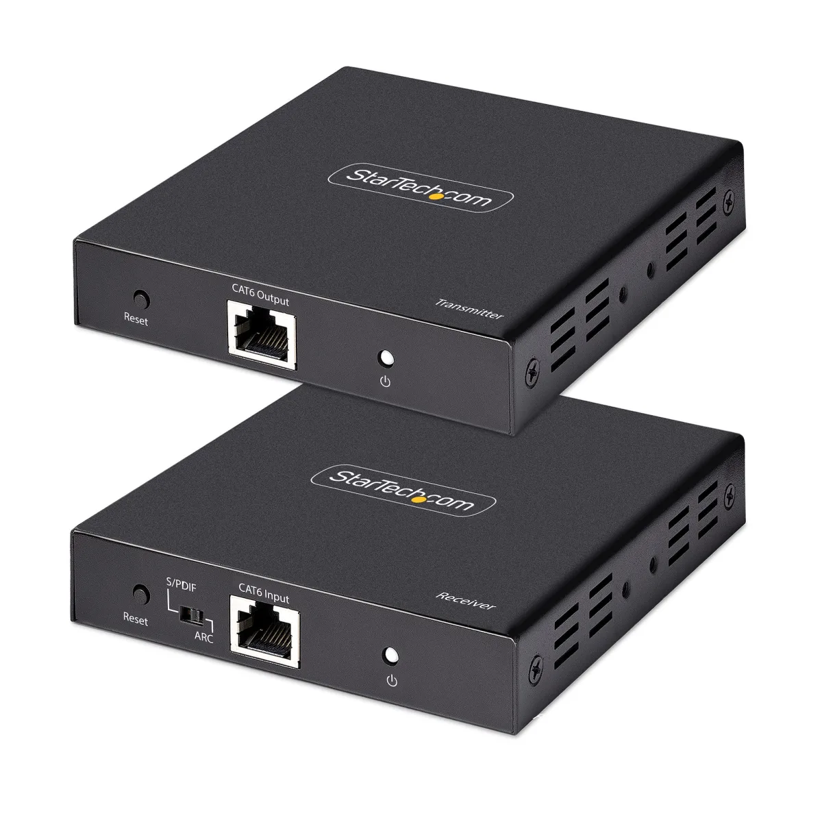Startech 4K HDMI Extender Over CAT5/CAT6 Cable, 4K 60Hz HDR Video Extender, Up to 230ft (70m), HDMI Over Ethernet Cable, S/PDIF Audio Out, HDMI Transmitter and Receiver Kit - Local Video Out, Power Over Cable (4K70IC-EXTEND-HDMI) - Video/audio/infrared extender - HDMI - over CAT 5/5e/6/6a - up to 70 m