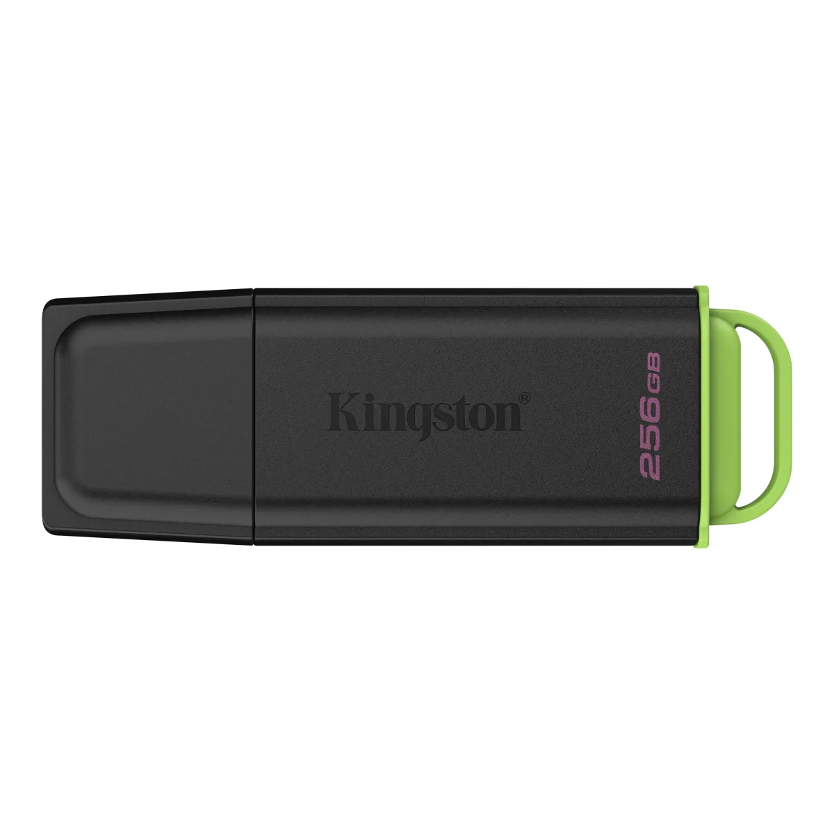 Kingston DataTraveler Exodia DTXG2/256GB USB Flash Drive, 256GB, USB 3.2 Gen 1, Green / Black, Snap-on Cap Design
