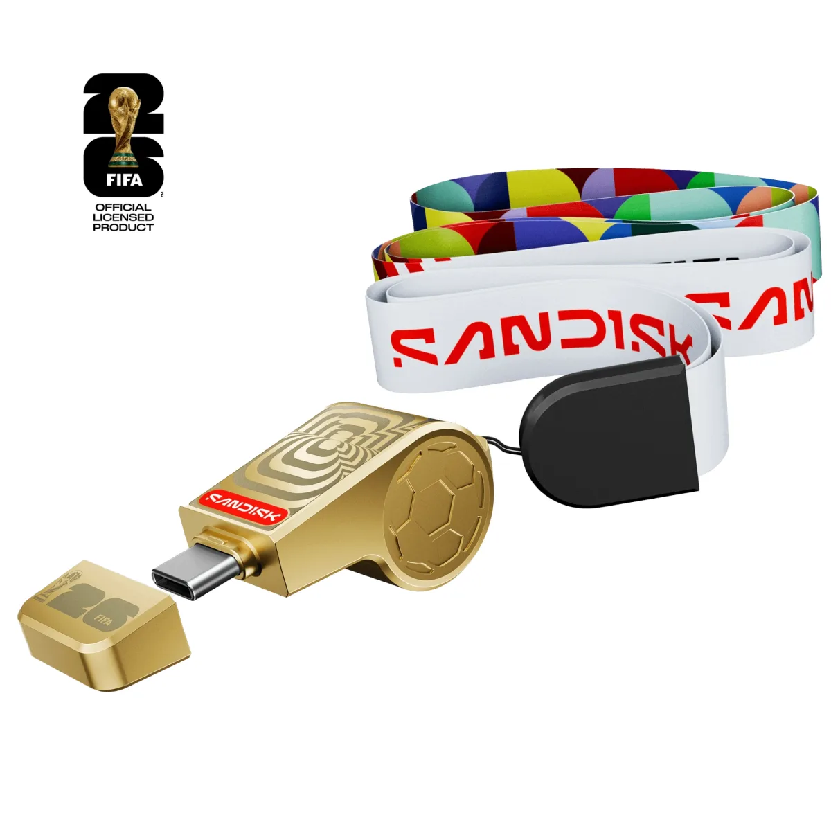 FIFA WorldCup2026 USB-C Drive 128GB Gold
