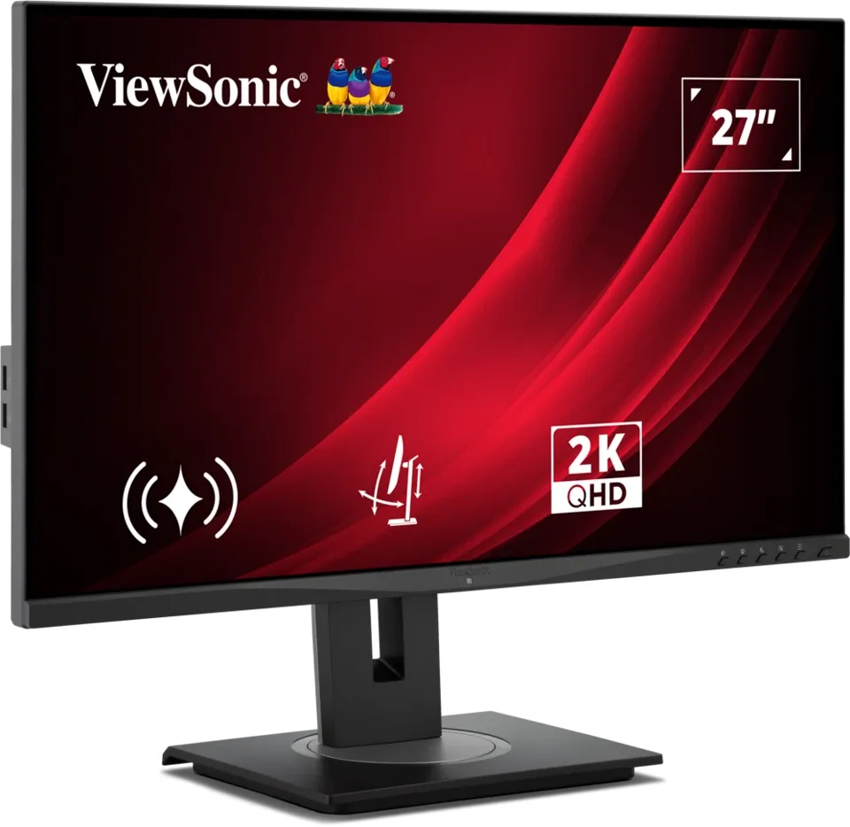 ViewSonic VG2748A-2K - LED monitor - 27" - 2560 x 1440 QHD @ 100 Hz - IPS - 350 cd/m² - 1300:1 - 5 ms - HDMI, VGA, DisplayPort - speakers