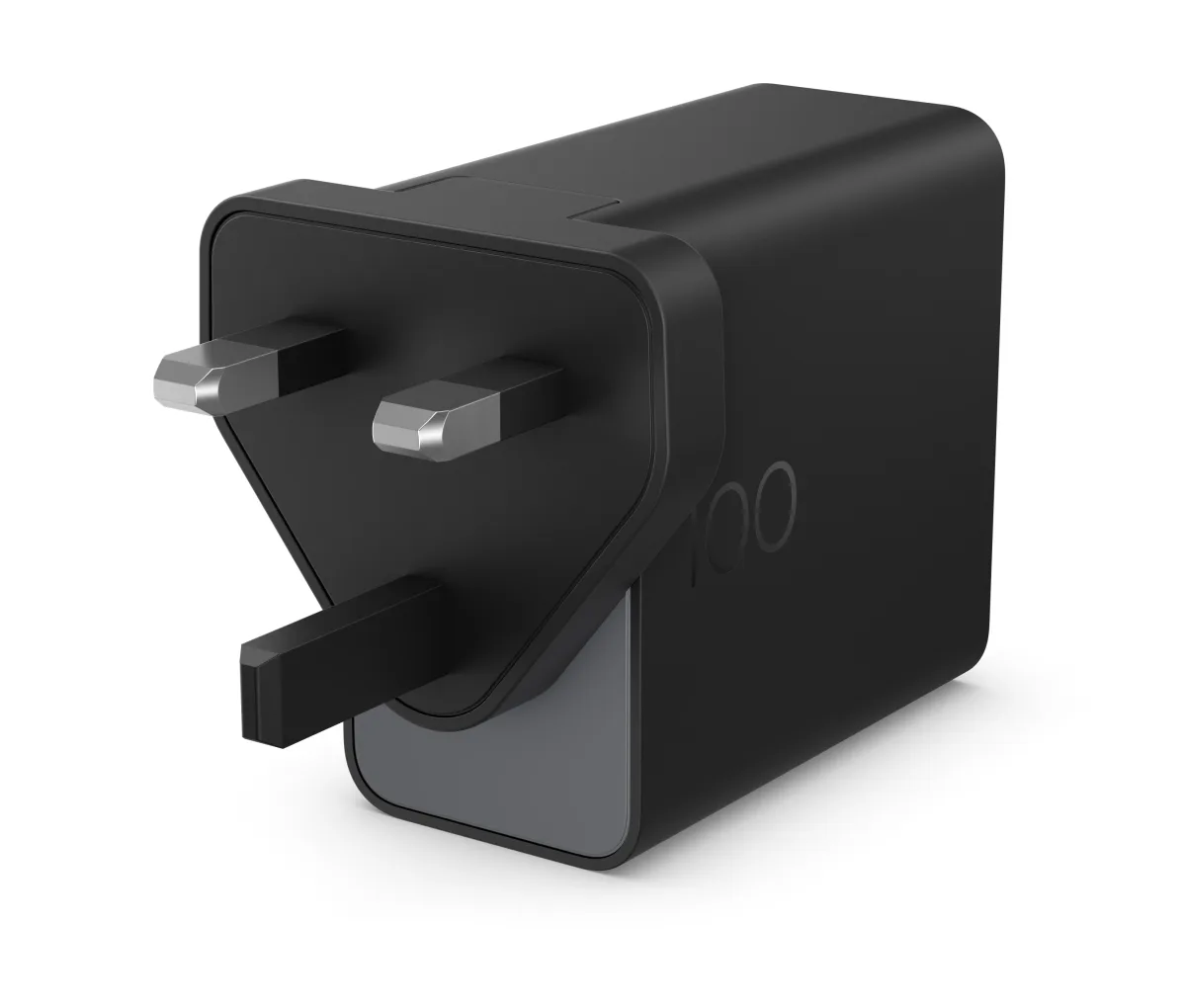 HP GaN Wall Charger - USB-C power adapter - AC 115/230 V - 100 watt - United Kingdom - black