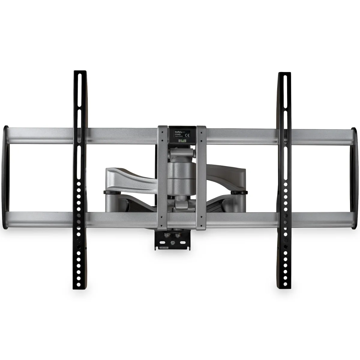 Startech Full Motion TV Wall Mount, Heavy Duty Articulating TV Wall Mount Bracket for 32" to 75" (165lb/75kg) VESA Display, Universal Adjustable Tilt/Swivel Flat Screen Arm, Silver - Cable Management (FPWARPS) - Bracket - for TV - plastic, aluminium, steel - black, silver - screen size: 32"-75" - wall-mountable