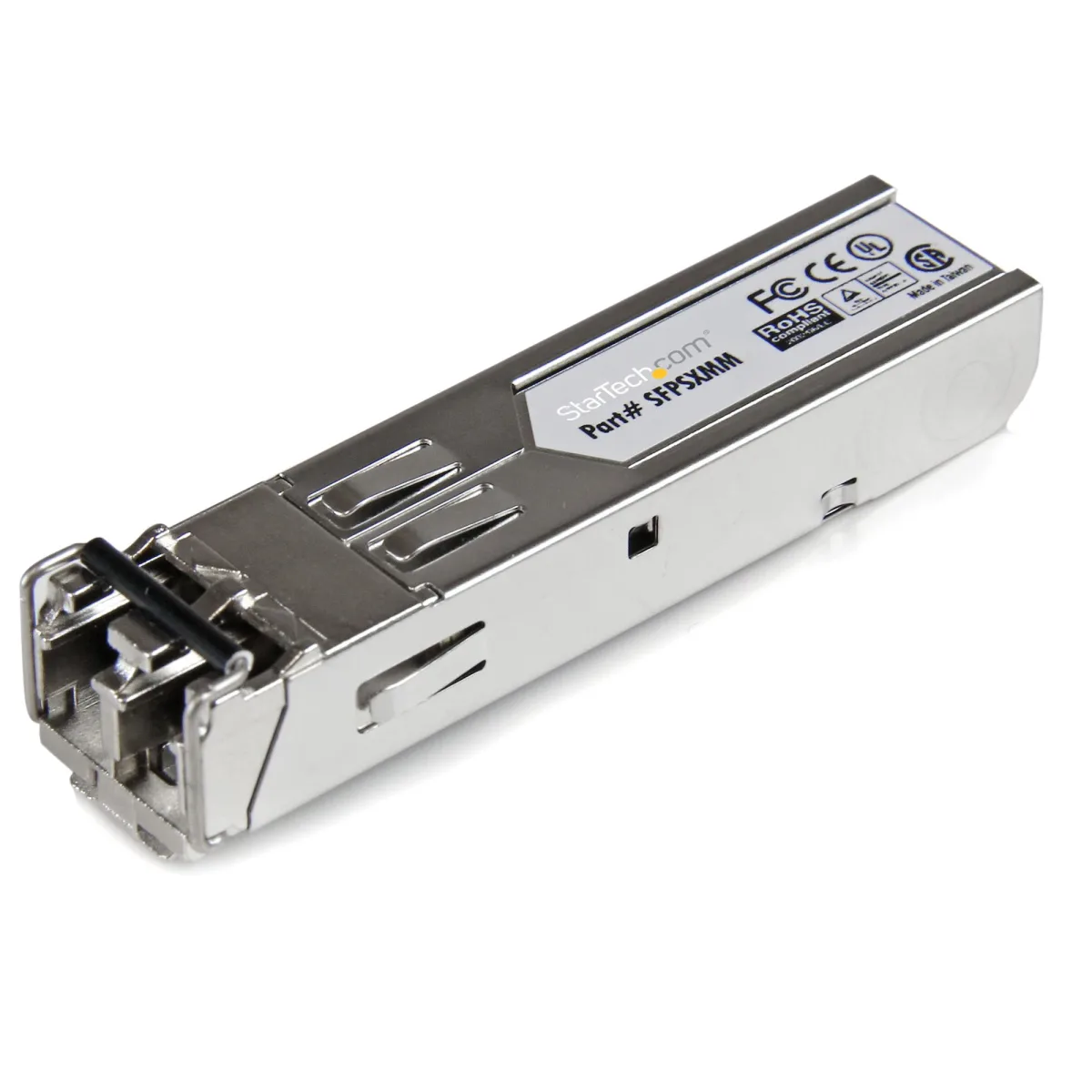 Startech MSA Uncoded Compatible SFP Module, 1000BASE-SX, 1GbE Multi Mode (MMF) Fiber Optic Transceiver, 1GE Gigabit Ethernet SFP, LC Connector, 550m, 850nm, DDM, 1Gbps Mini GBIC Module - Lifetime Warranty (SFPSXMM)