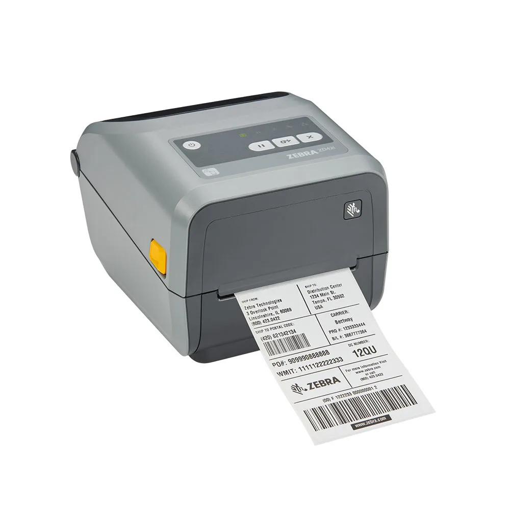 Zebra ZD4A043-30EM00EZ ZD421 TT 300DPI USB Host Conn Slot BTLE5 EU/UK Swiss Font Ezpl