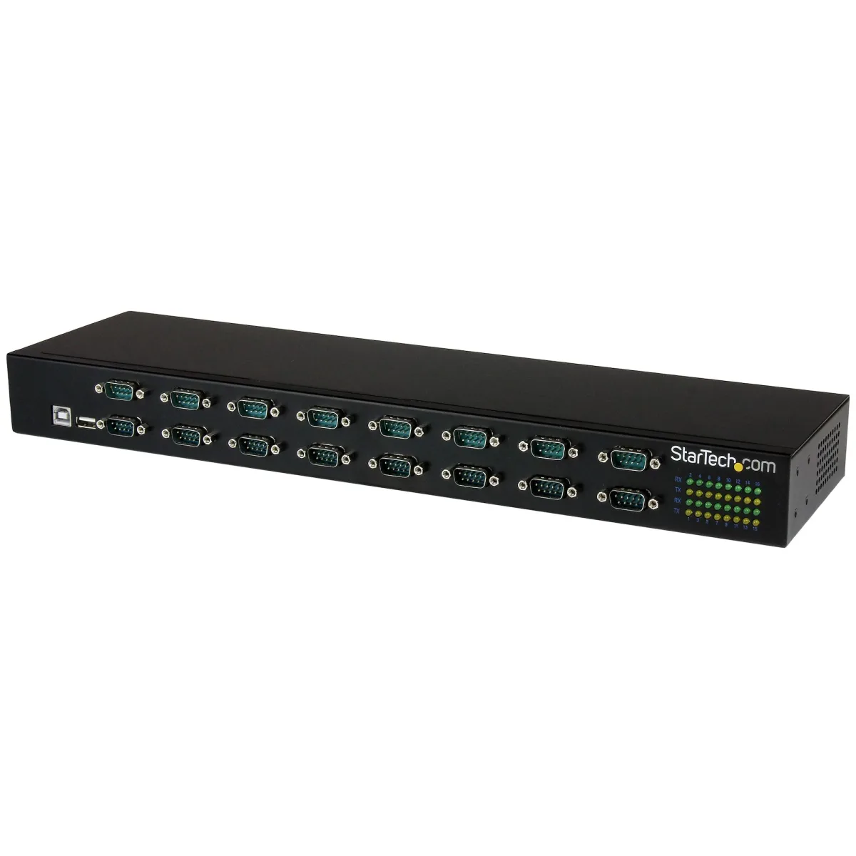 Startech USB to Serial Hub - 16 Port - COM Port Retention - Rack Mount and Daisy Chainable - FTDI USB to RS232 Hub (ICUSB23216FD)