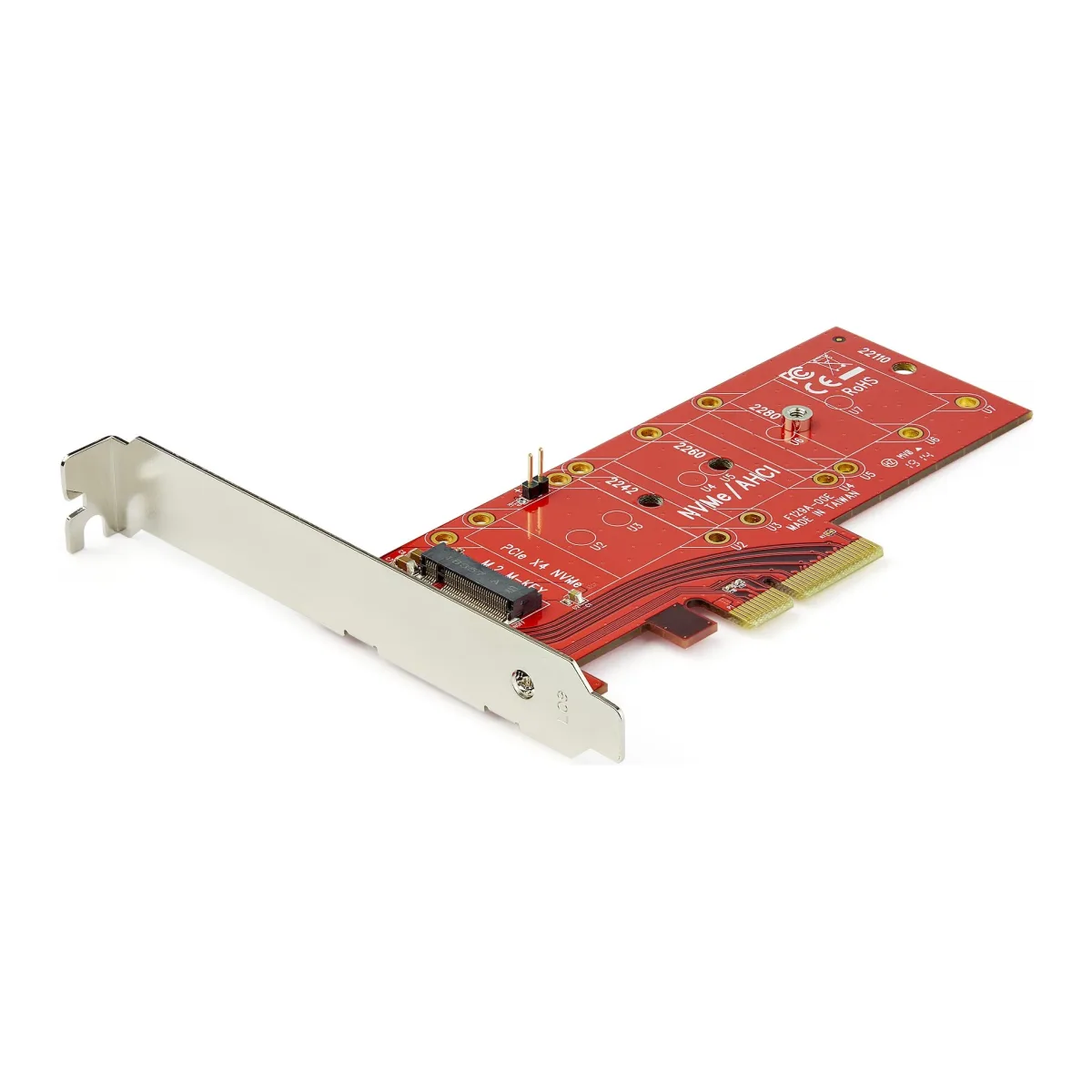 Startech M2 PCIe SSD Adapter - x4 PCIe 3.0 NVMe / AHCI / NGFF / M-Key - Low Profile and Full Profile - SSD PCIe M.2 Adapter (PEX4M2E1)