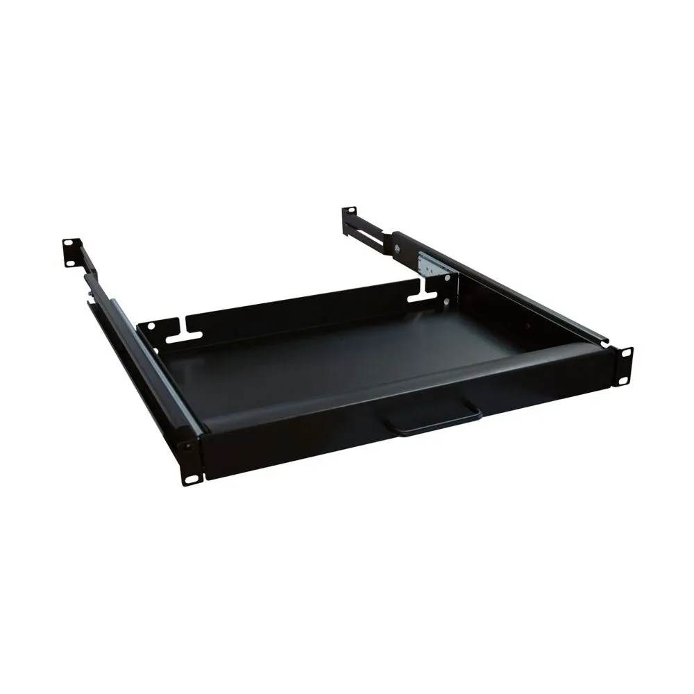 Eaton Tripp Lite Series Rack Enclosure Server Cabinet Keyboard Shelf 25lb Capacity - Rack keyboard shelf - black