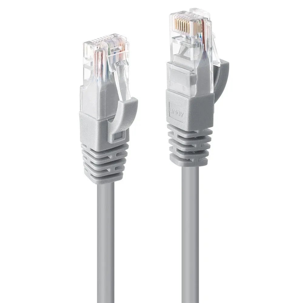 Lindy 48002 1M CAT6 U/Utp Snagless Gigabit Network Cable Grey