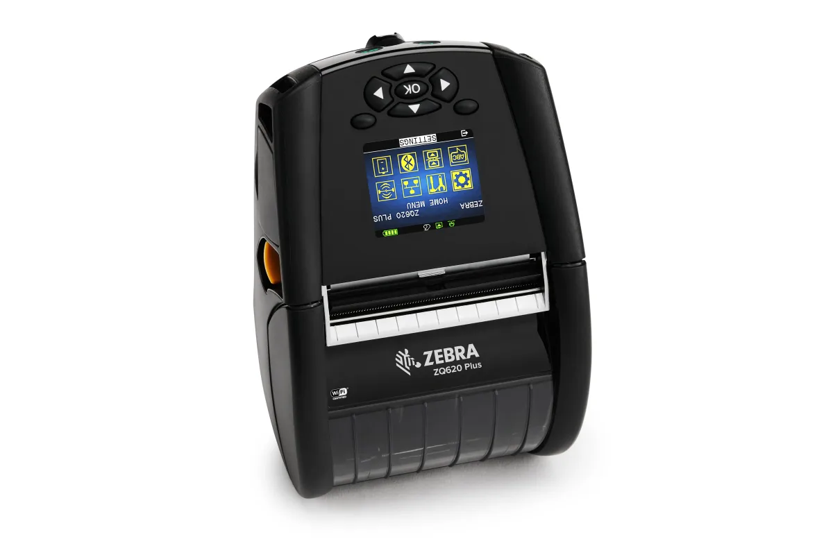 Zebra ZQ62-AUXAE14-00 DT Printer ZQ620 Plus 3"/72MM En Fonts Wi-fi 6 Dual Radio