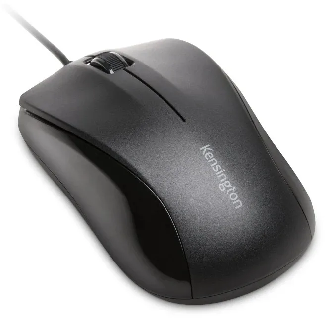 Kensington ValuMouse - Mouse - right and left-handed - optical - 3 buttons - wired - USB - black