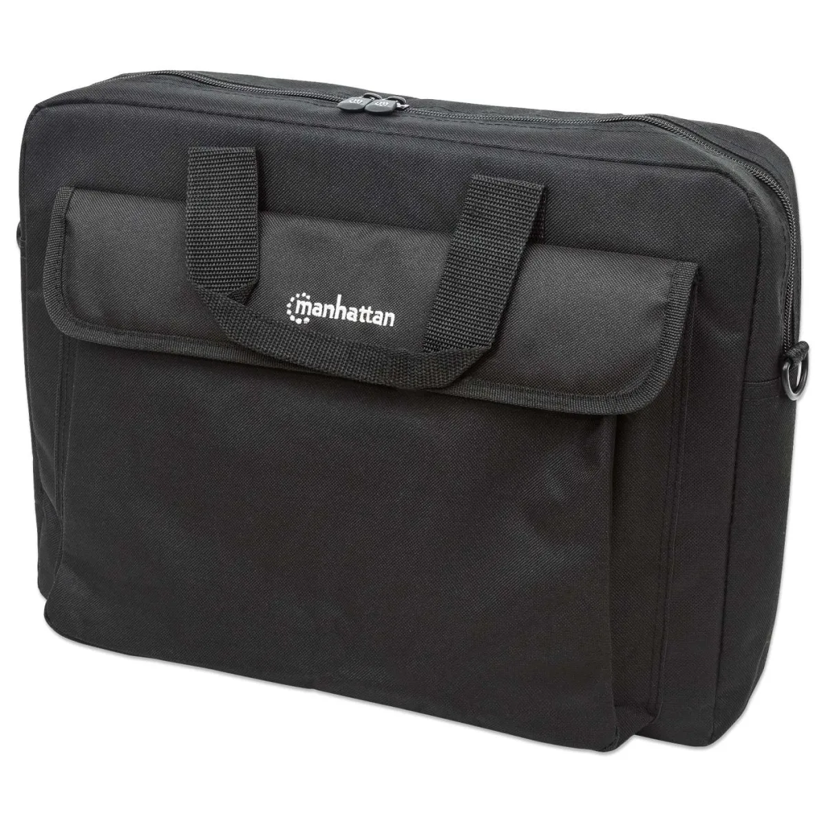 Manhattan 438889 London Laptop Bag 15.6" Black- Top Loader