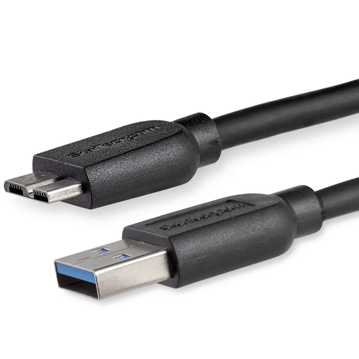 StarTech 2m 6ft Slim USB 3.0 A to Micro B Cable M/M - Mobile Charge Sync USB 3.0 Micro B Cable for Smartphones and Tablets (USB3AUB2MS)