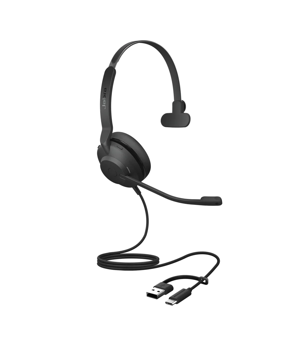 Jabra Evolve2 30 SE UC Mono - Headset - on-ear - wired - USB-C, USB-A - noise isolating - UC certified