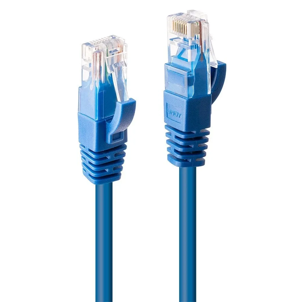 Lindy 48022 10M CAT6 U/Utp Snagless Gigabit Network Cable Blue