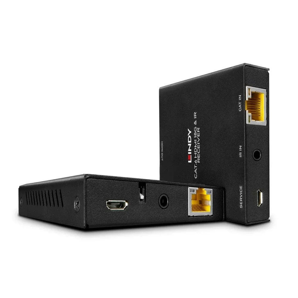 Lindy 38205 50M CAT.6 HDMI 18G/IR Extender with Poc/Loop Out