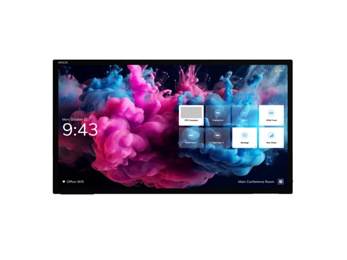 Avocor AVH-6520 - 65" Diagonal Class H Series LED-backlit LCD display - interactive - with touchscreen (multi touch) - 4K UHD (2160p) 3840 x 2160 - direct-lit LED
