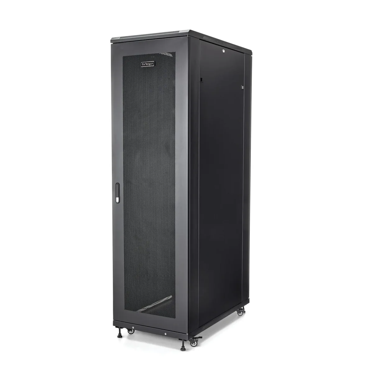 Startech 42U Server Rack Cabinet - 4-Post Adjustable Depth (5.9" to 36.4") IT Network Equipment Rack Enclosure with Casters - 2000lbs (RK4236BKB)