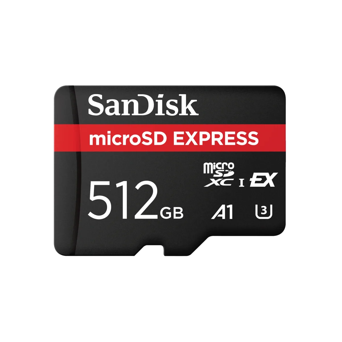 SanDisk Express - Flash memory card - 512 GB - A1 / UHS-I U3 - microSD PCI Express Gen 3.1 UHS-I