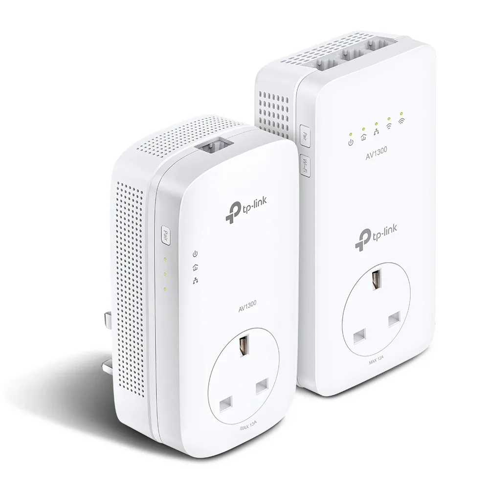TP-Link TL-WPA8631P KIT AV1300 Gigabit Passthrough Powerline ac Wi-Fi Kit