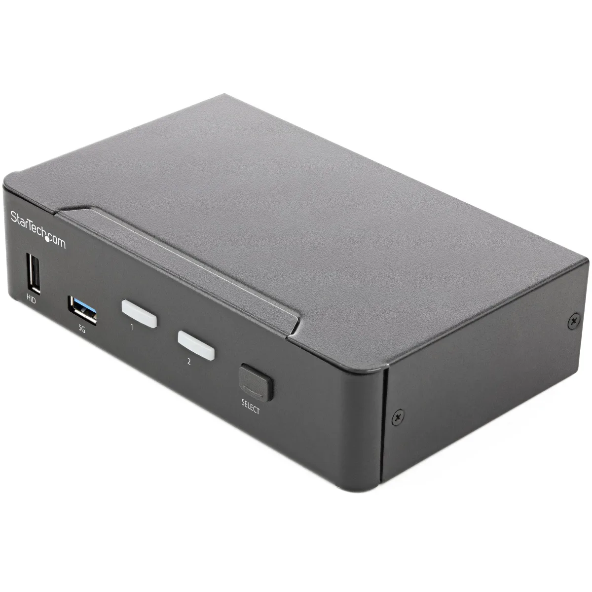 Startech 2 Port HDMI KVM Switch, Single Monitor 4K 60Hz Ultra HD HDR, Desktop HDMI 2.0 KVM Switch with 2 Port USB 3.0 Hub (5Gbps) & 4x USB 2.0 HID Ports, Audio, Hotkey Switching, TAA - KVM with Fast Switching - KVM / audio switch - 2 x KVM / audio - 1 local user - desktop, rack-mountable - TAA Compliant