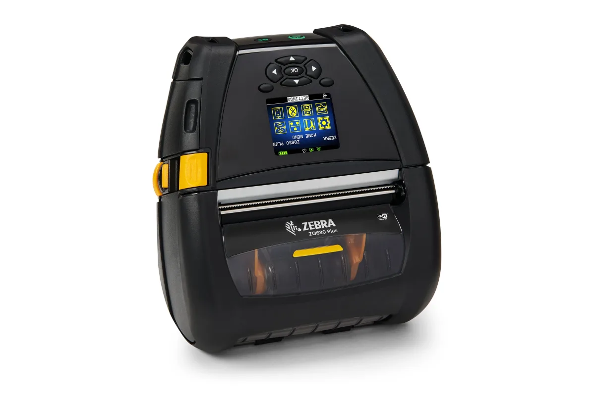 Zebra ZQ63-AUFAE14-00 DT Printer ZQ630 Plus En Fonts BT4.X Linered Platen 0.75" Core