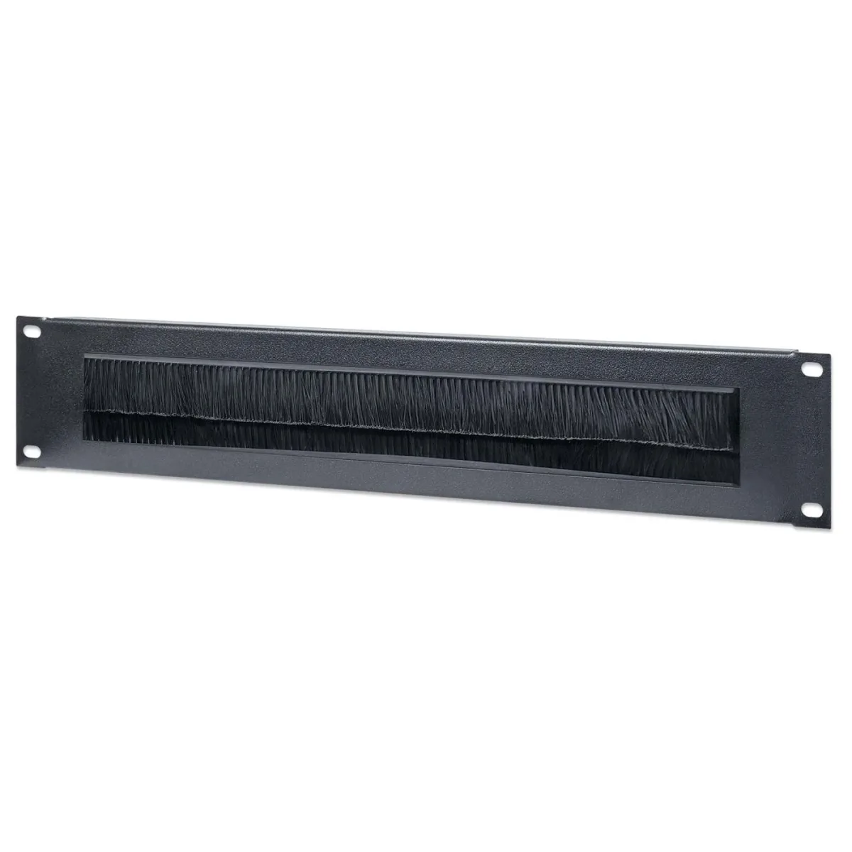 Intellinet 712774 19" Cable Entry Panel 2U- with Brush Insert Black
