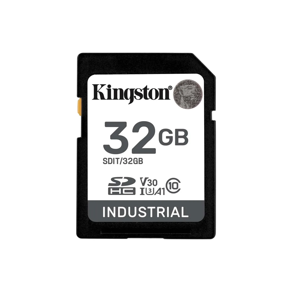 Kingston SDIT/32GB 32GB Sdhc Industrial C10 -40C to 85C Uhs-i U3 V30 A1 Pslc