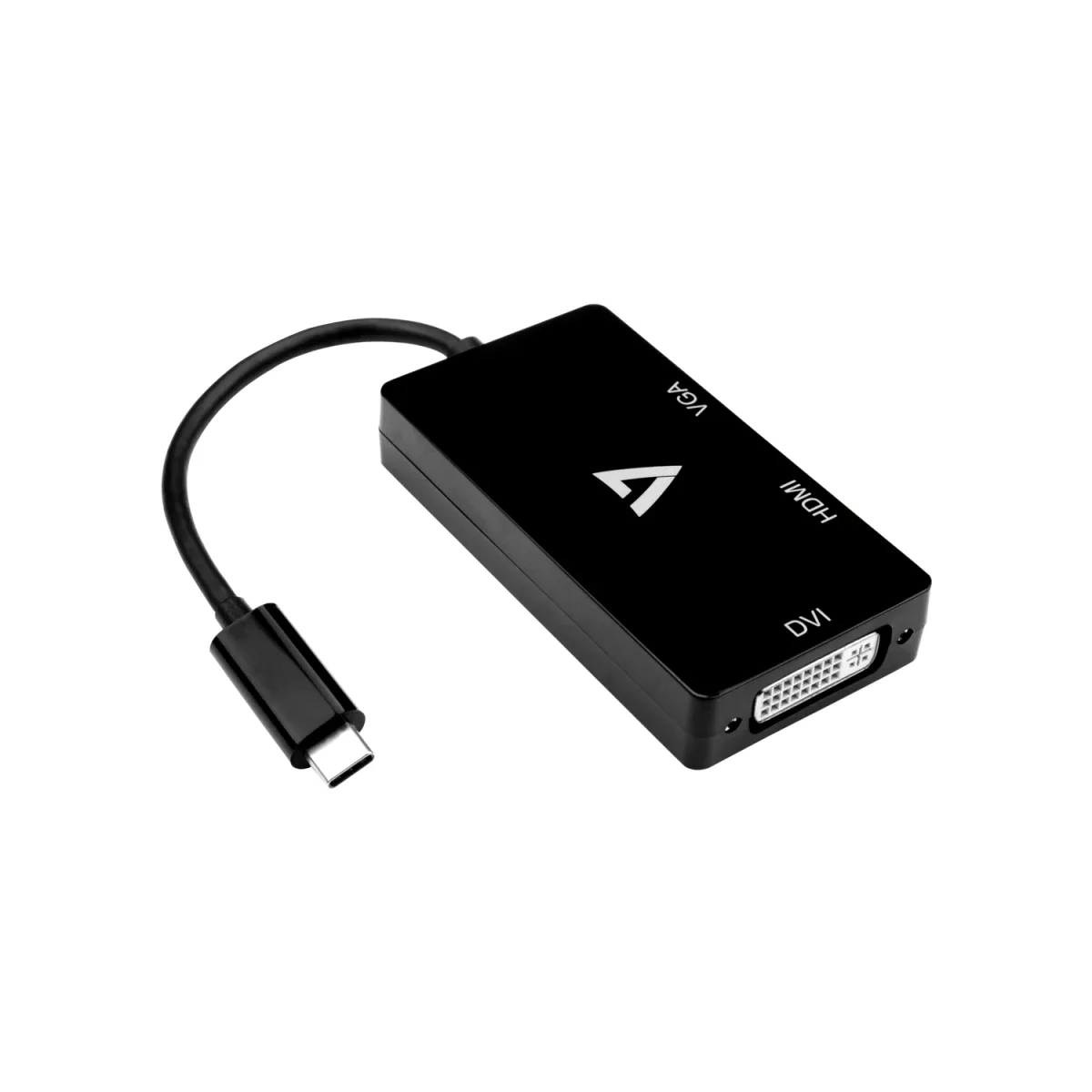 USB-C TO 3_IN_1 VIDEO ADAPTER VGA DVI HDMI 9GBPS 4K 30HZ UHD