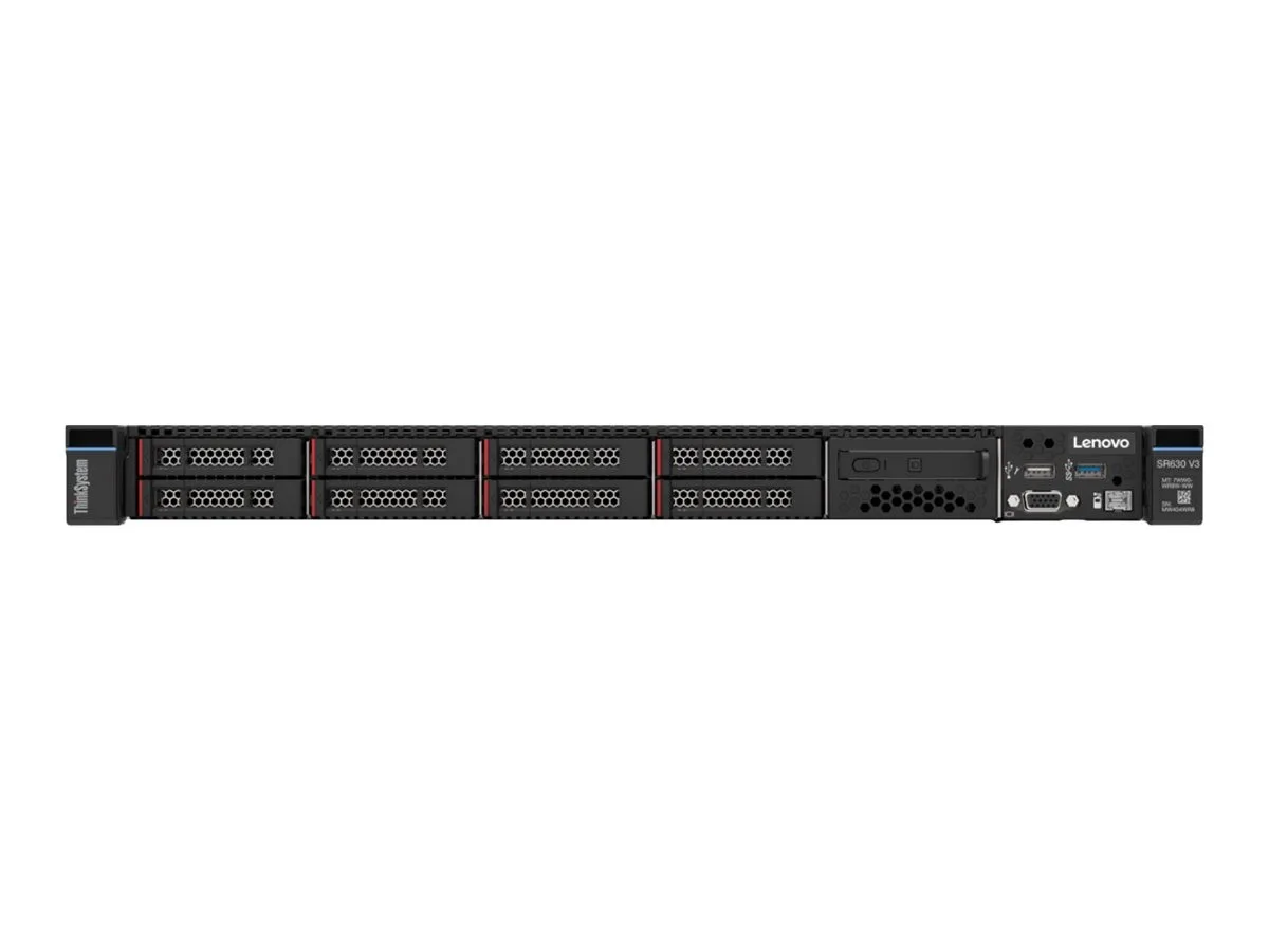 Lenovo ThinkSystem SR630 V3 7D73 - Server - rack-mountable 1U - 2-way - 1 x Xeon Gold 6526Y / up to 3.9 GHz - RAM 32 GB - SAS - hot-swap 2.5" bay(s) - no HDD - AST2600 - no OS - monitor: none