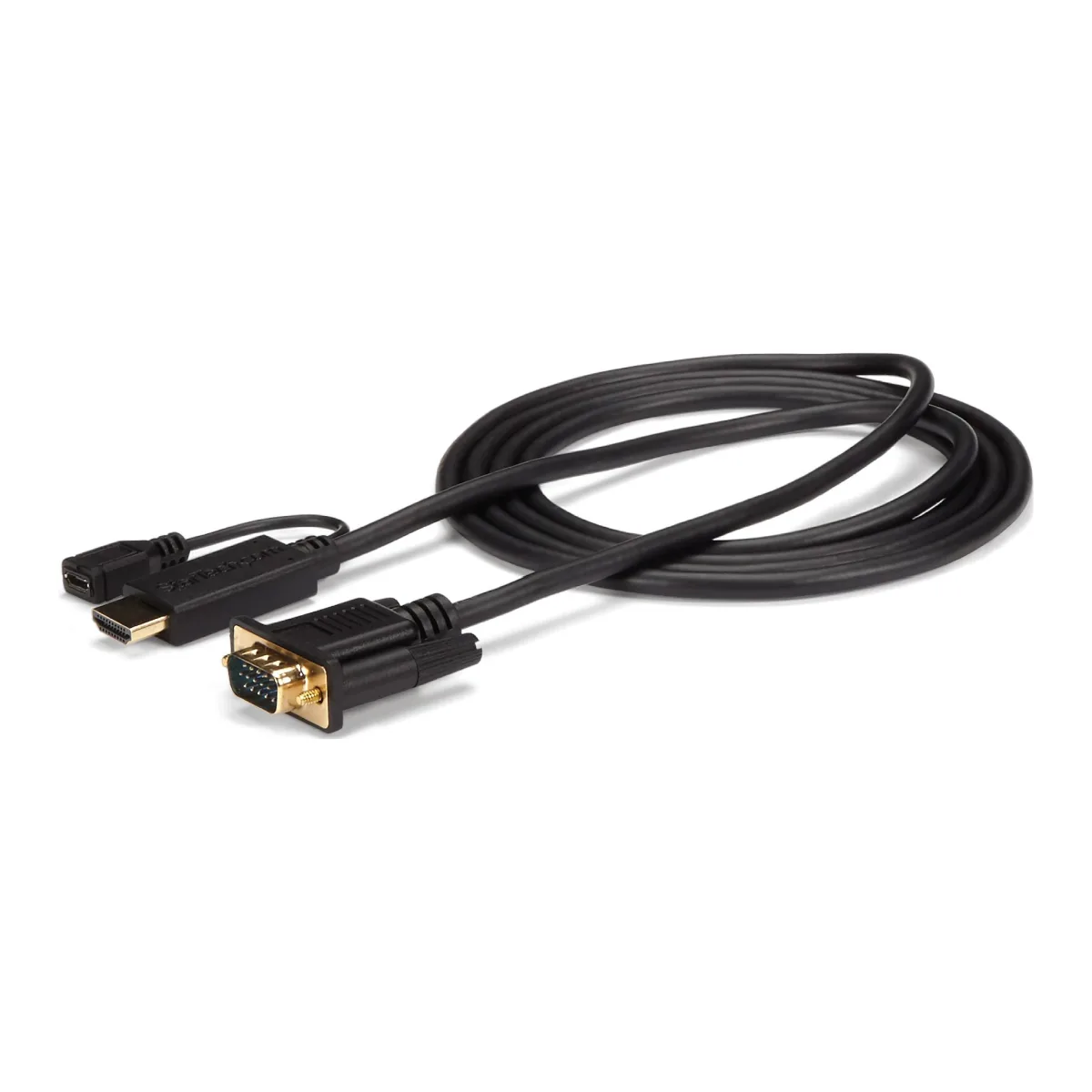 Startech HDMI to VGA Cable - 10 ft / 3m - 1080p - 1920 x 1200 - Active HDMI Cable - Monitor Cable - Computer Cable (HD2VGAMM10)