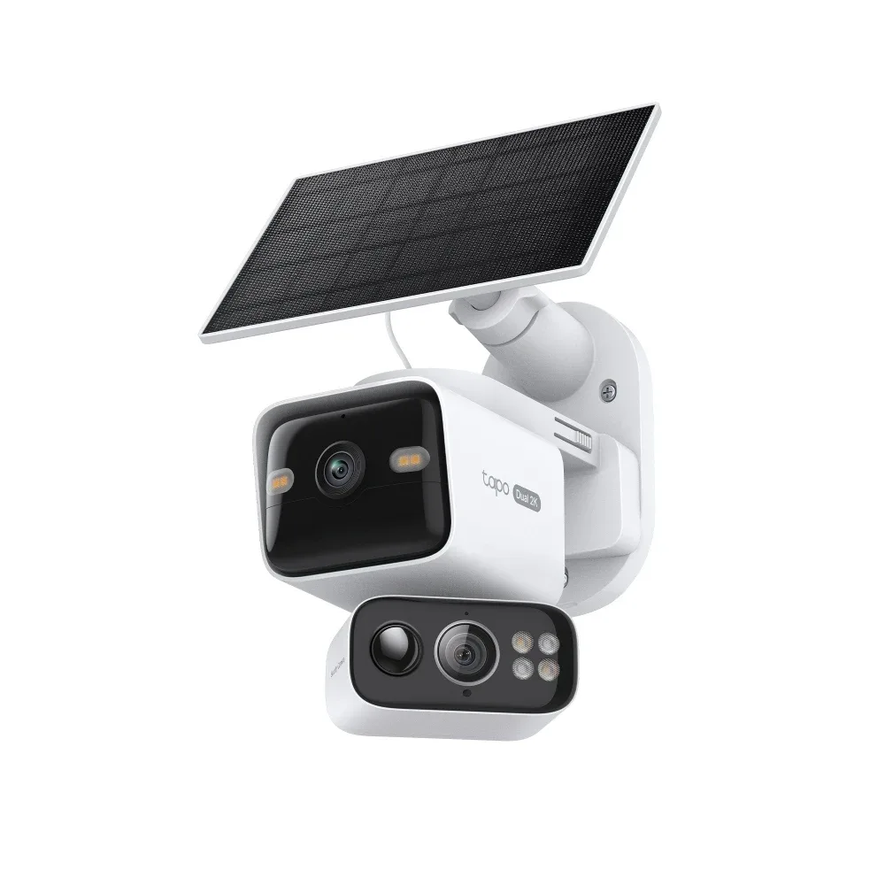 Tapo TC93D KIT V1 - Solar-Powered Security Camera Kit - network surveillance camera - pan / tilt - weatherproof - colour (Day&Night) - 2304 x 1296 - 2K - audio - wireless - Wi-Fi - 2.4GHz radio, 5GHz radio - DC 5 V - with Tapo A201 solar panel