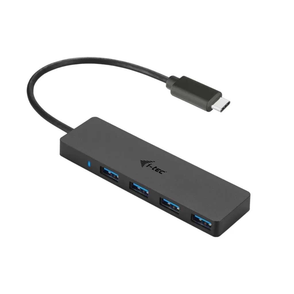 I-TEC USB-C SLIM PASSIVE HUB 4P NO PS WIN AND MAC OS BLACK