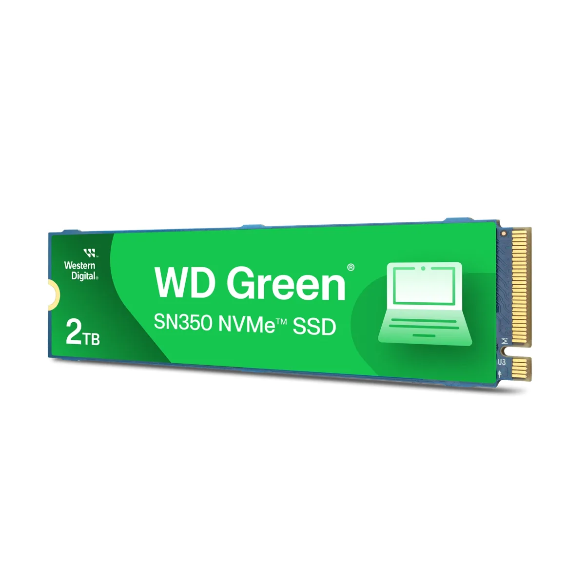 WD Green SN350 NVMe SSD WDS200T3G0C-00AZL0 - SSD - 2 TB - internal - M.2 2280 - PCIe 3.0 x4 (NVMe)