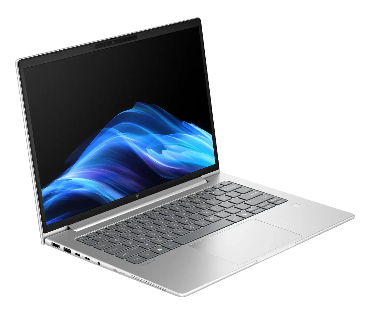 HP EliteBook 6 G1i Notebook - AI PC - 177-degree hinge design - Intel Core Ultra 5 - 225U / up to 4.8 GHz - Win 11 Pro - Intel Graphics - 16 GB RAM - 512 GB SSD NVMe - 14" IPS 1920 x 1200 - Gigabit Ethernet - Wi-Fi 6E, Bluetooth - pike silver aluminium - kbd: UK