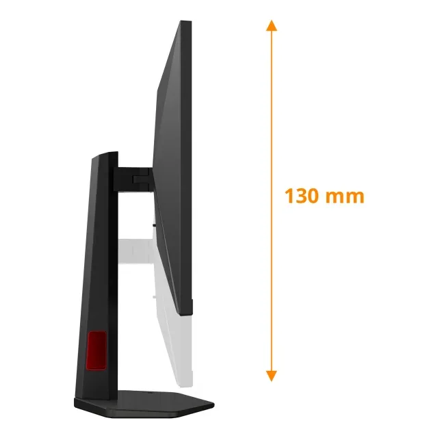 AOC Gaming 27G4ZR - G4 Series - LED monitor - gaming - 27" - 1920 x 1080 Full HD (1080p) @ 240 Hz - Fast IPS - 350 cd/m² - 1000:1 - HDR10 - 0.3 ms - 2xHDMI, DisplayPort - black, red