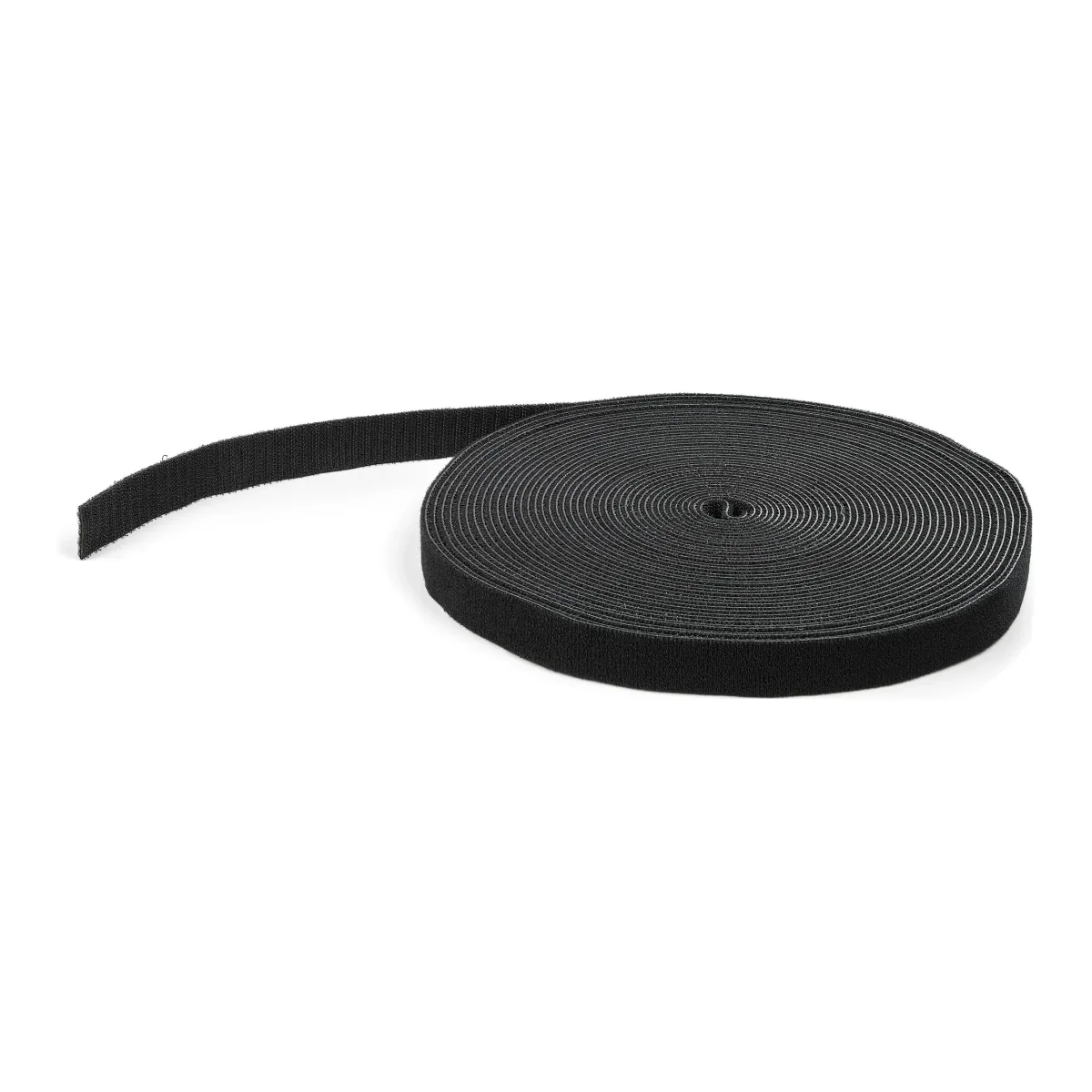 Startech 50ft. Hook and Loop Roll - Cut-to-Size Reusable Cable Ties - Bulk Industrial Wire Fastener Tape - Adjustable Fabric Wraps - Black (HKLP50)