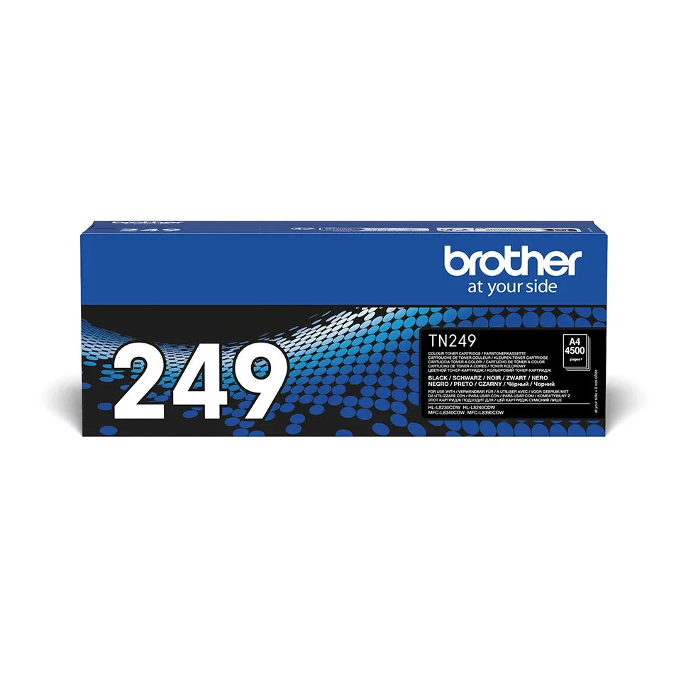 Brother TN-249BK - Super High Yield - black - original - box - toner cartridge - for Brother HL-L8240CDW, MFC-L8390CDW