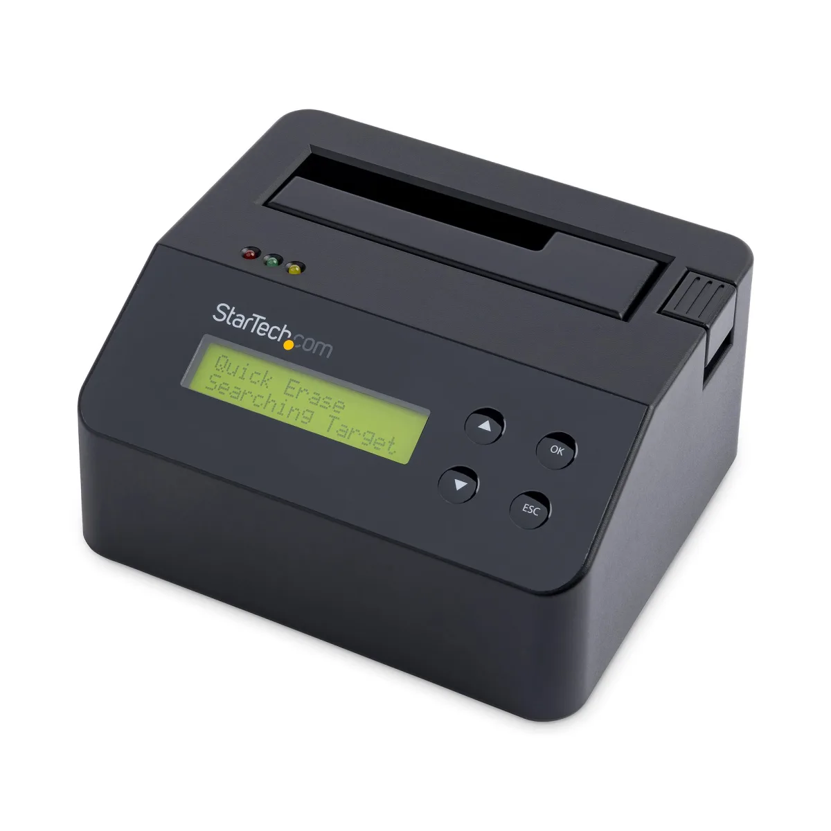 StarTech USB 3.0 Hard Drive Eraser Dock for 2.5" & 3.5" SATA SSD HDD + 4Kn Drive - LCD/ RS232 - Secure Erase HDD Wiper Docking Station (SDOCK1EU3P2)