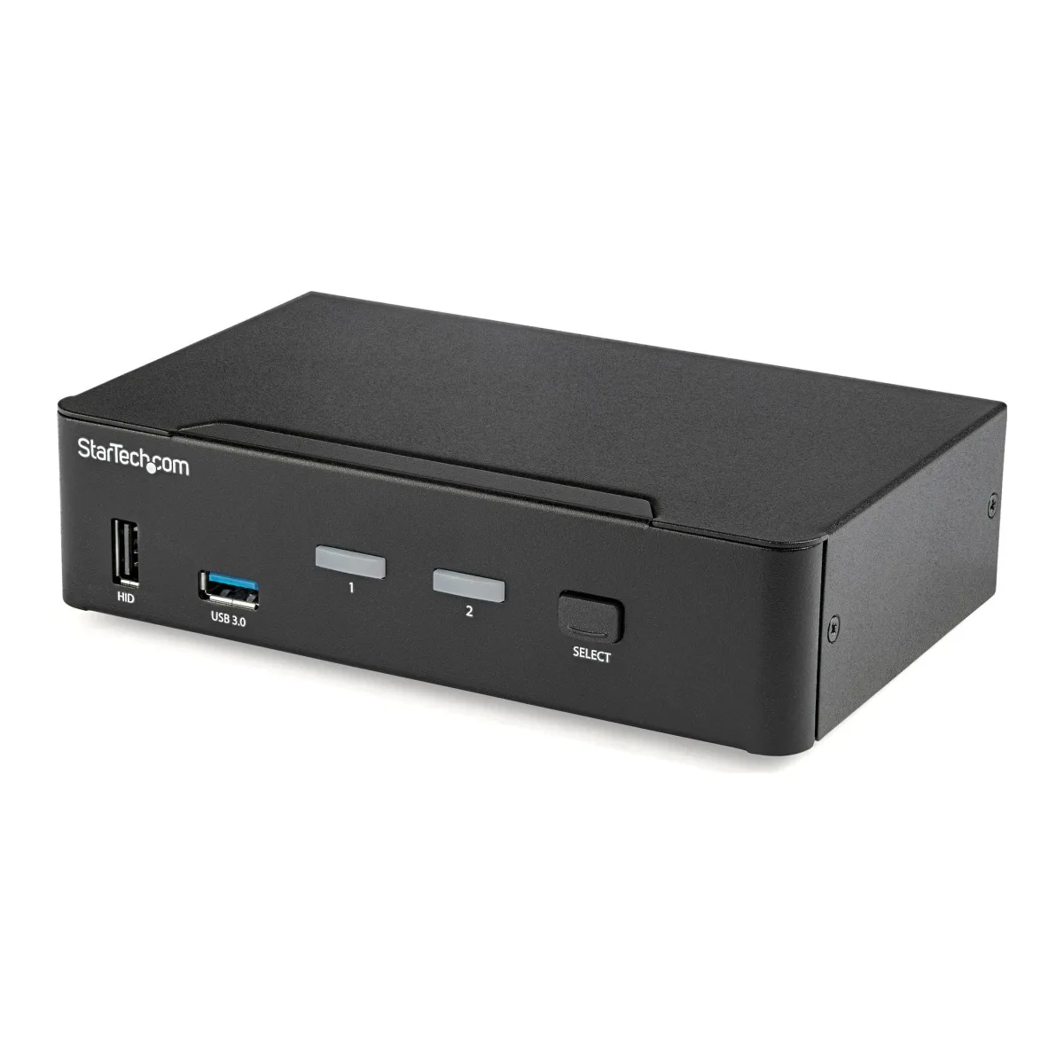Startech 4 Port DisplayPort KVM Switch - DP KVM Switch with Audio and Built-in USB 3.0 Hub for Peripherals - 4K 30Hz (SV431DPU3A2) - KVM / USB switch - 4 x KVM / audio / USB + 3 x SuperSpeed USB - 1 local user - rack-mountable - AC 120/230 V / DC 9 - 12 V - for P/N: SV431RACK
