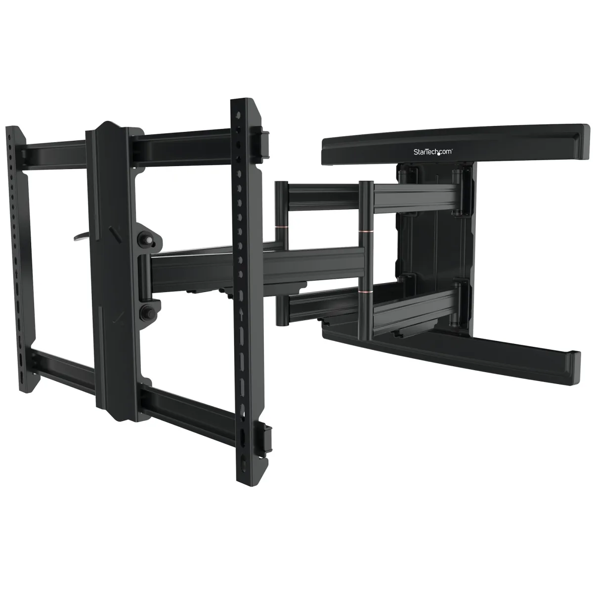 Startech TV Wall Mount supports up to 100 inch VESA Displays, Low Profile Full Motion TV Wall Mount for Large Displays, Heavy Duty Adjustable Tilt/Swivel Articulating Arm Bracket - Cable Management (FPWARTS2) - Bracket - full-motion adjustable arm - for TV - steel - screen size: up to 100" - wall-mountable