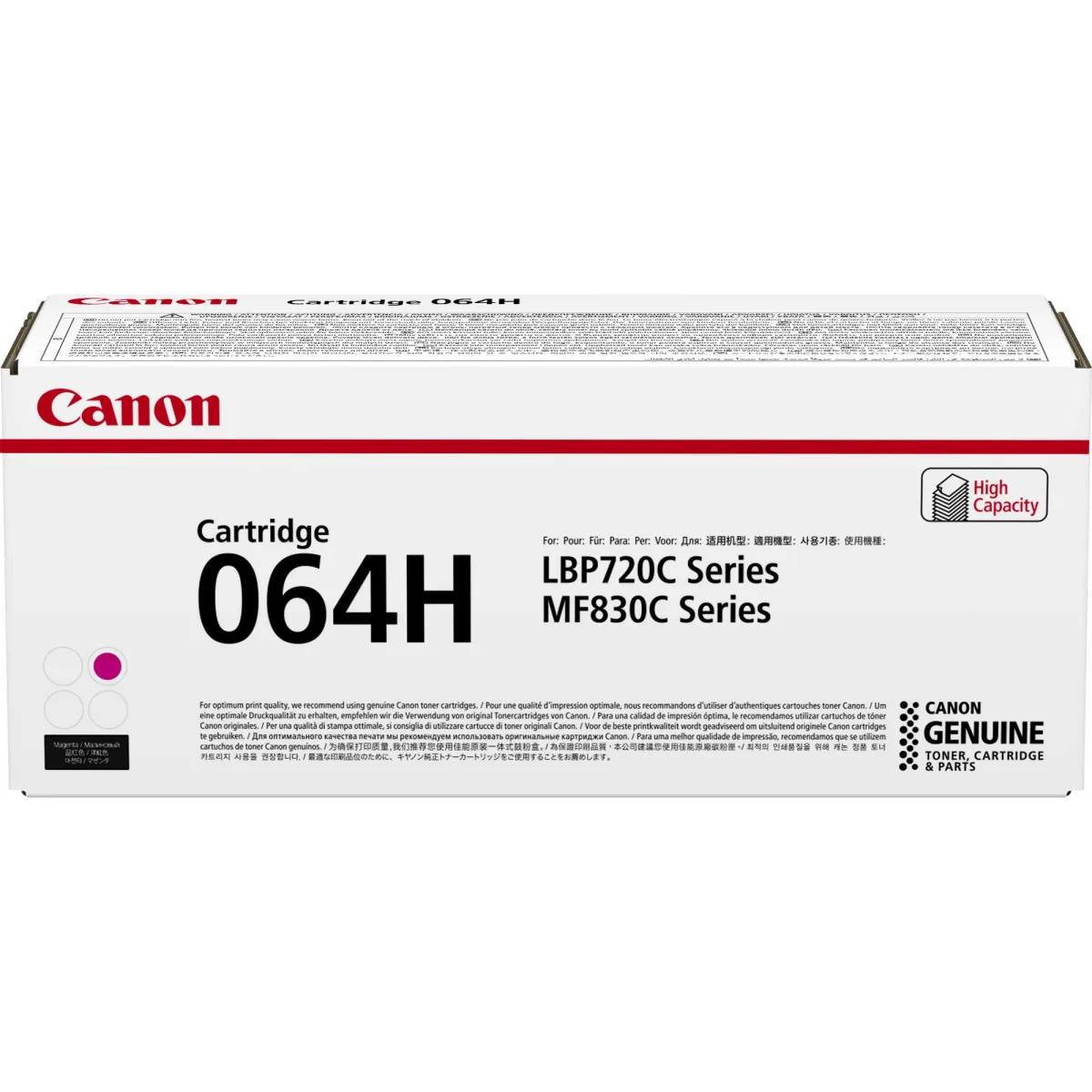 Canon 064H - Magenta - original - toner cartridge - for i-SENSYS LBP722Cdw, MF832Cdw