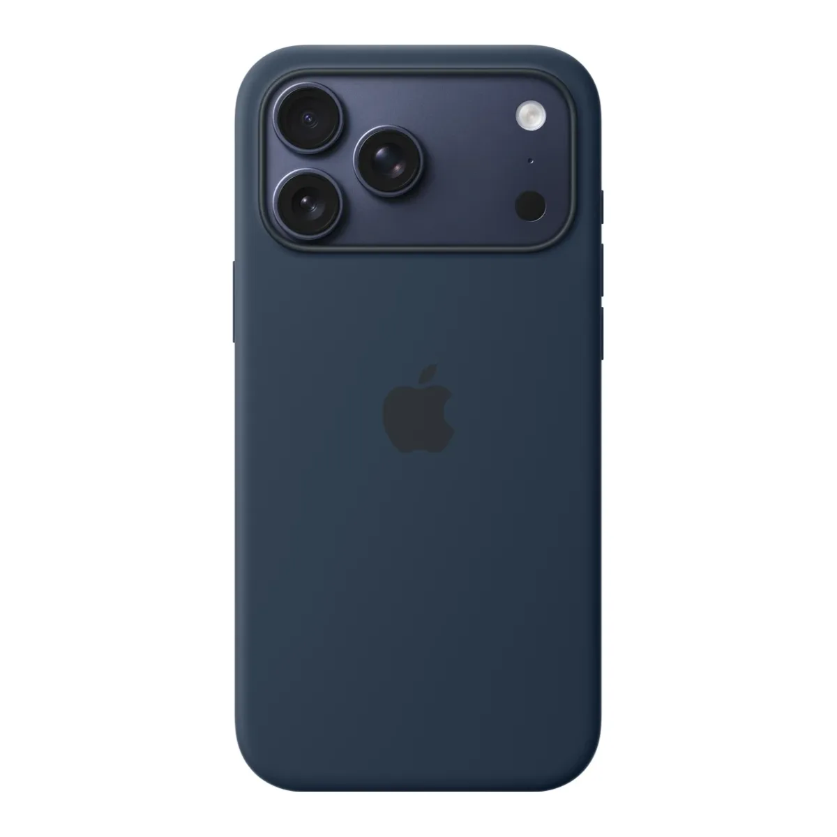 Apple - Protective cover for mobile phone - MagSafe compatibility - silicone - midnight - for iPhone 17 Pro Max