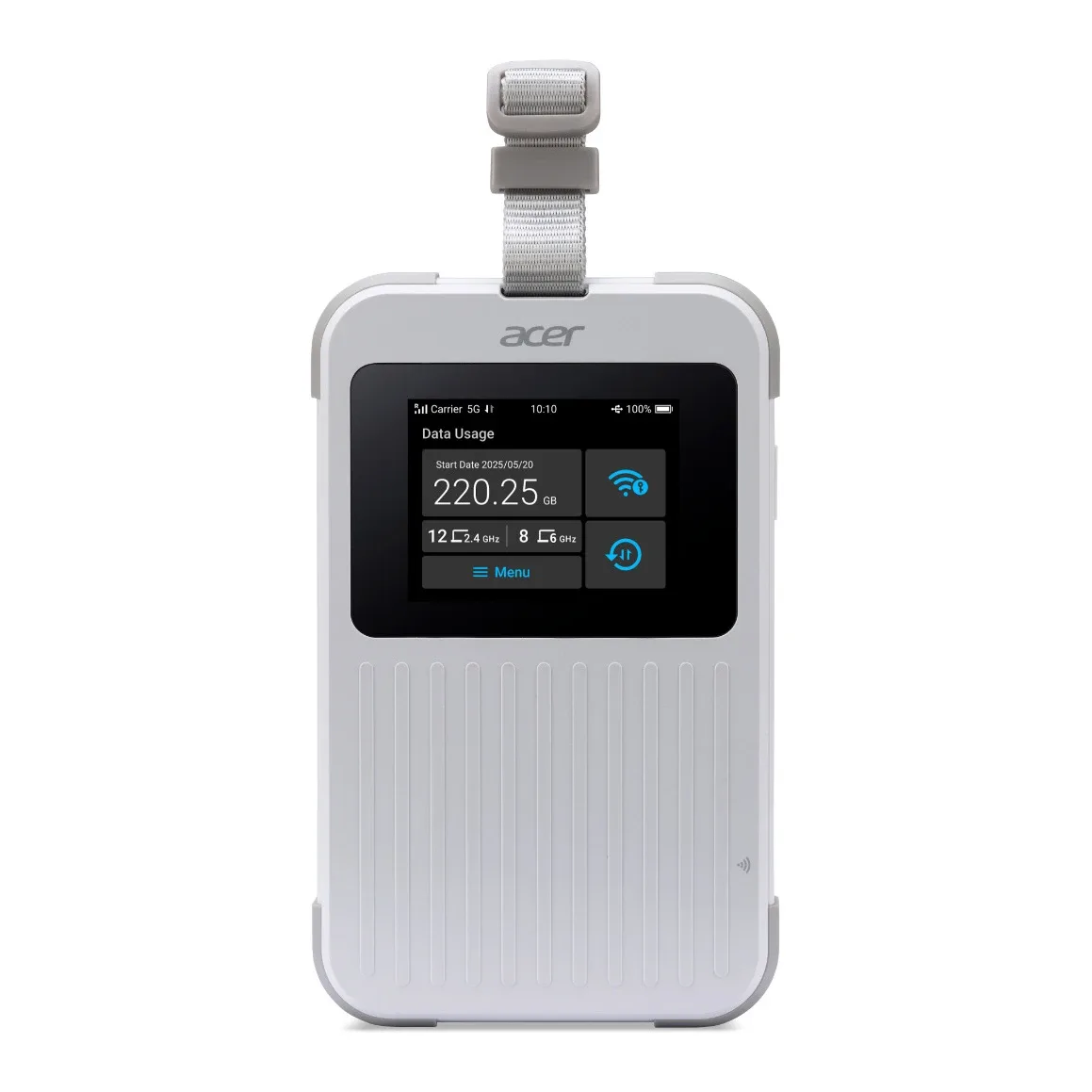Acer - Mobile hotspot - 5G LTE - 3.27 Gbps - Wi-Fi 5, Wi-Fi 6, NFC - with 1GB Data - for Acer P1258, P1358, P1558, P5550, S1287, S1387, XL2521, Chromebook Tab 311, Nitro V 15