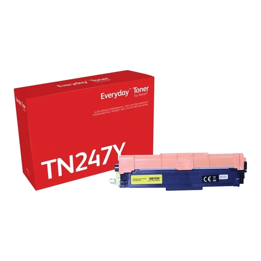 Everyday - High Yield - yellow - compatible - toner cartridge (alternative for: Brother TN247Y) - for Brother DCP-L3510CDW, DCP-L3517CDW, DCP-L3550DW, MFC-L3730CDN