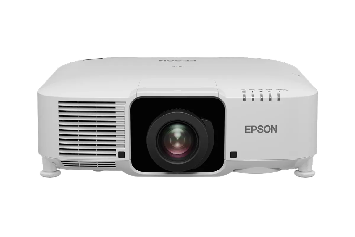 Epson EB-PQ2008W - 3LCD projector - 8000 lumens (white) - 8000 lumens (colour) - 3840 x 2160 - 16:10 - 4K - no lens - LAN - white
