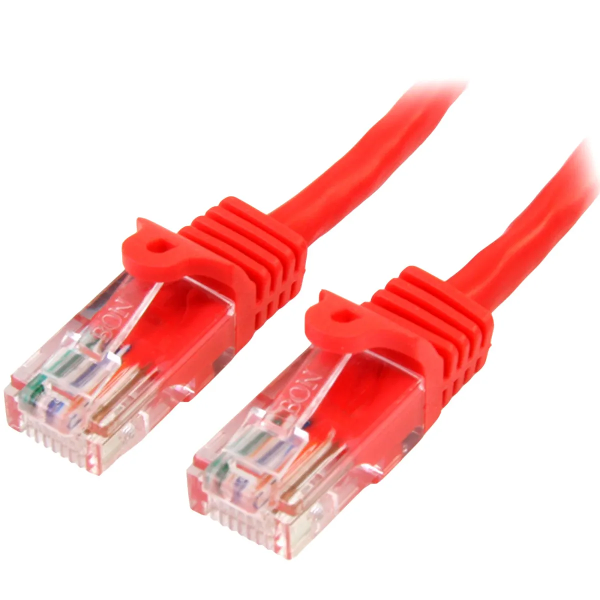 Startech CAT5e Cable - 10 m Red Ethernet Cable - Snagless - CAT5e Patch Cord - CAT5e UTP Cable - RJ45 Network Cable - Patch cable - RJ-45 (M) to RJ-45 (M) - 10 m - UTP - CAT 5e - snagless - red