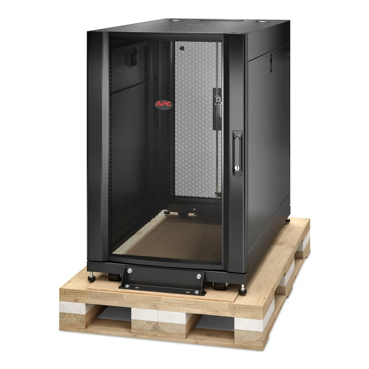 APC NetShelter SX - Rack cabinet - black - 18U - 19" - TAA Compliant